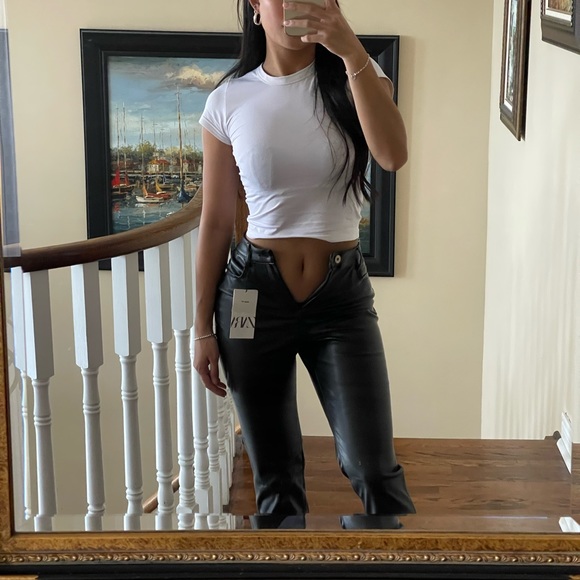 Zara leather pants - Picture 1 of 3